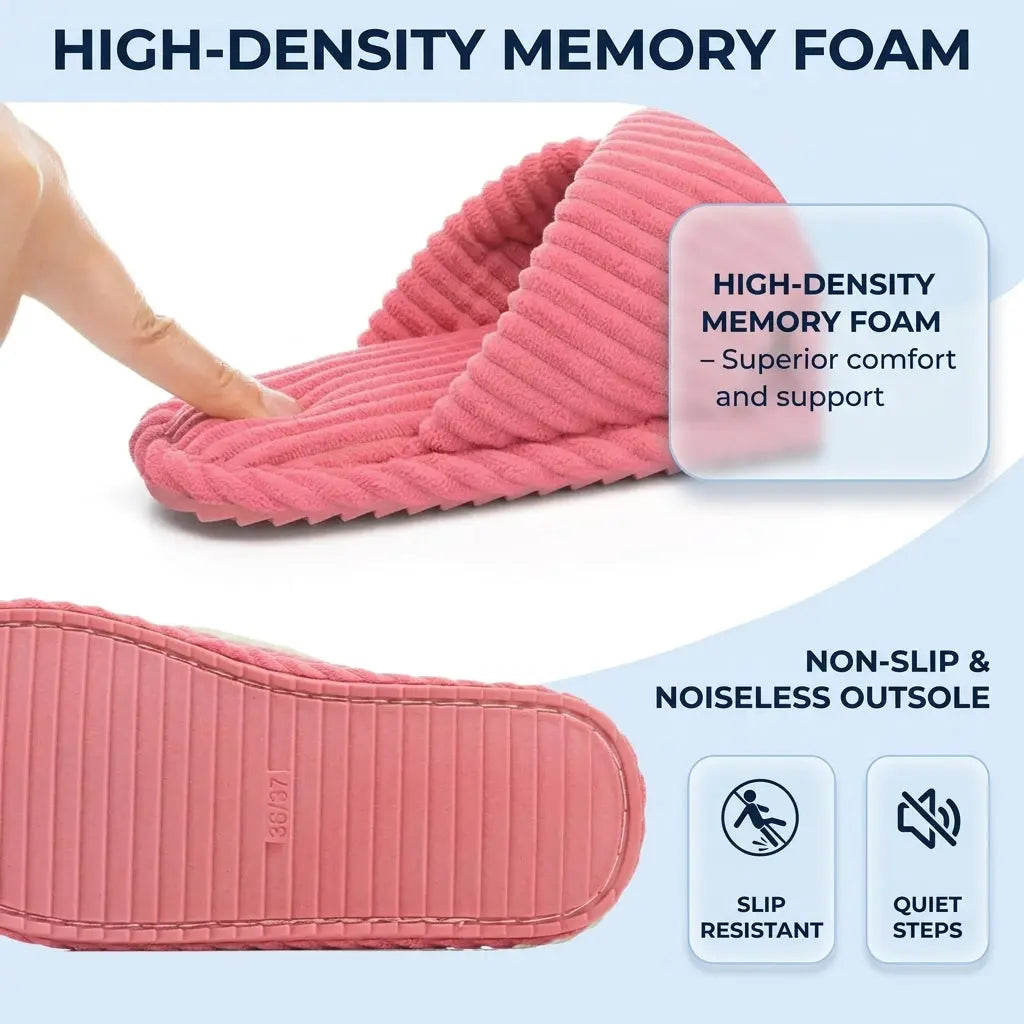 Slumblr® Plush Winter Moon Slippers