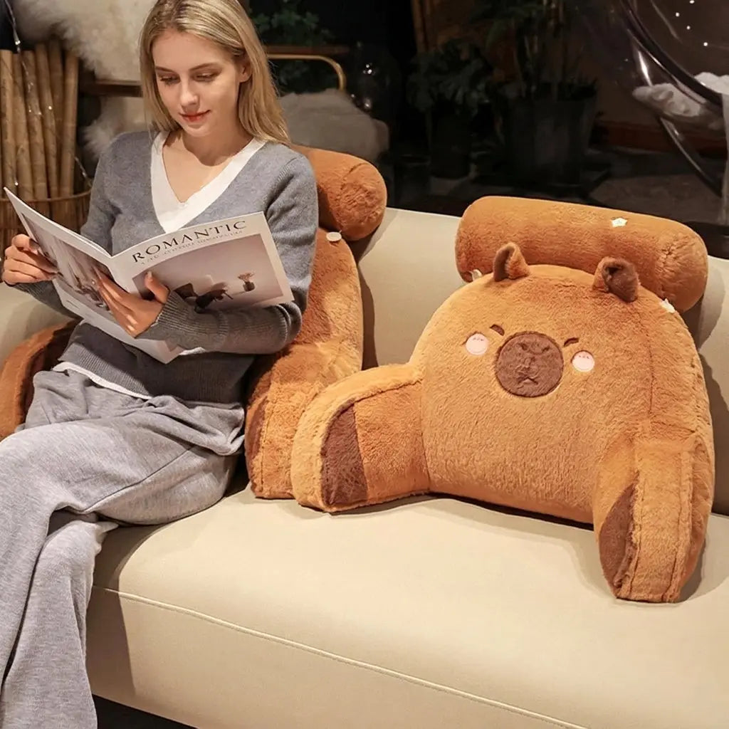 Slumblr® Capybara Reading Pillow Slumblr