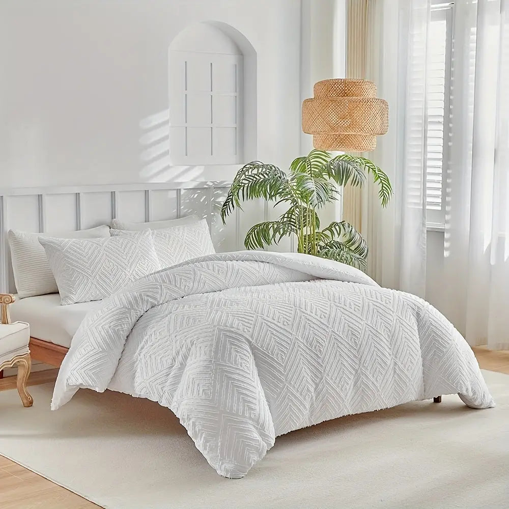 Slumblr® Luxury Tufted Duvet Cover Set Slumblr