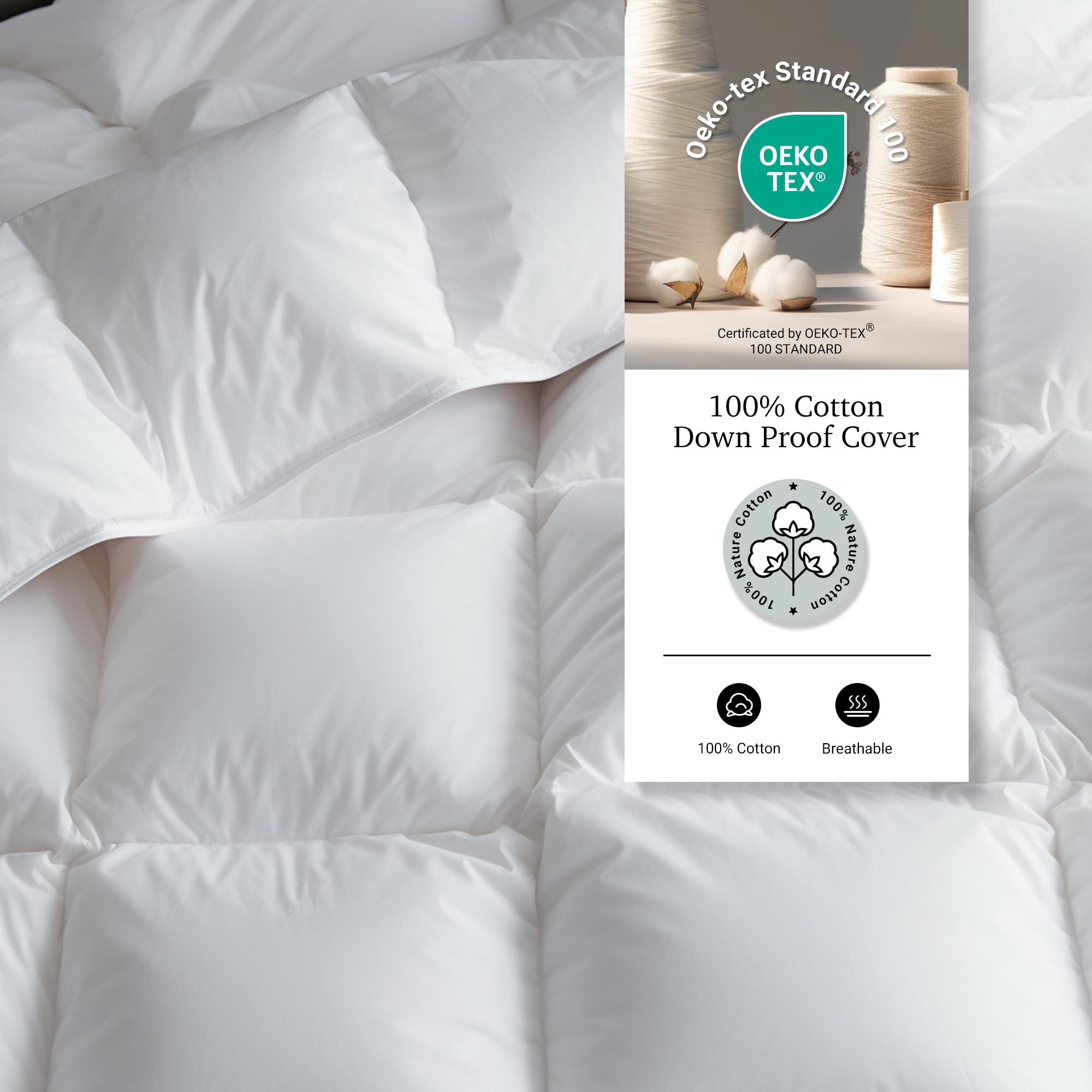 Slumblr® Cooling Comforter Goose Down Quilt