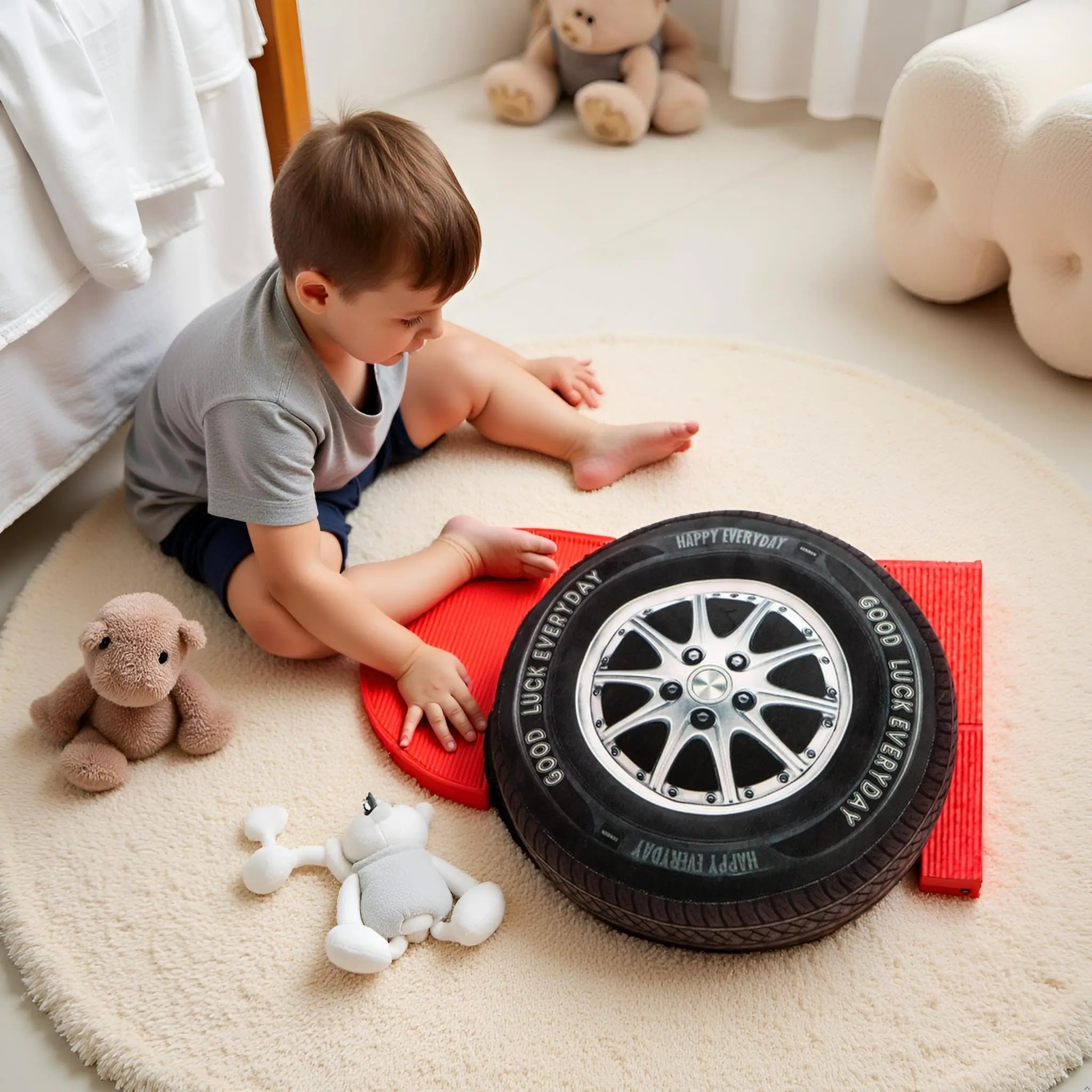 Slumblr® Tire-Shaped Pillow Slumblr