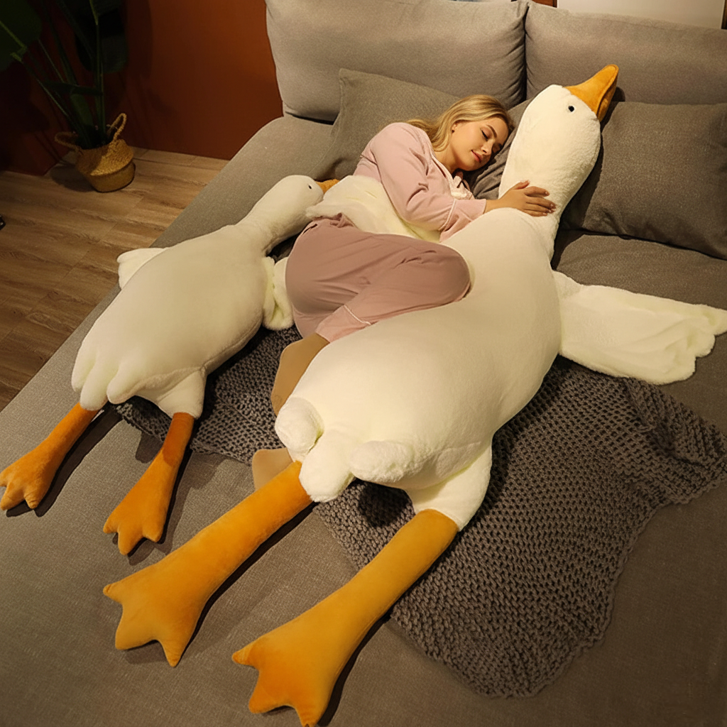 Slumblr® Funny Goose Plush Pillow