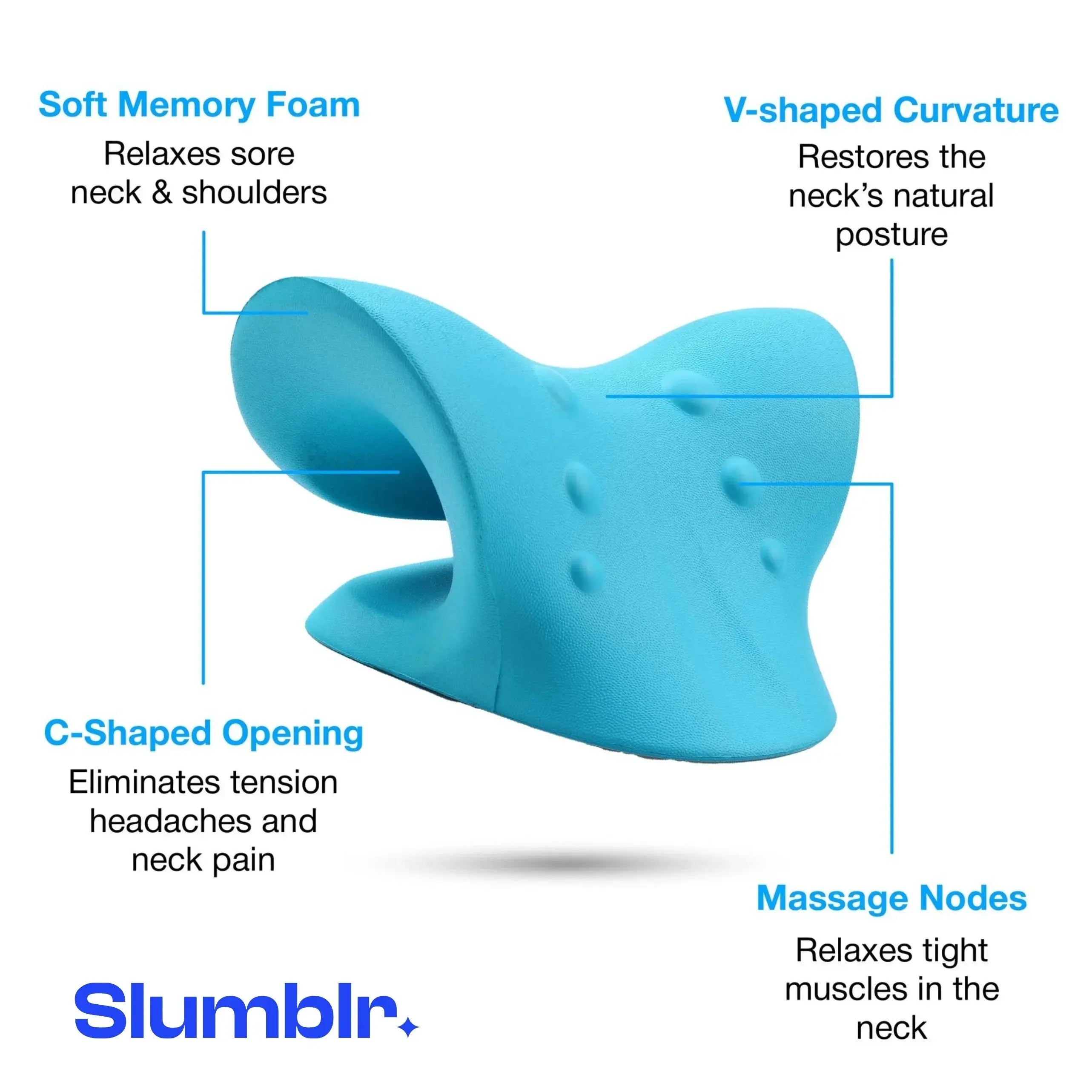 Slumblr® C-Shaped Orthopedic Pillow Slumblr