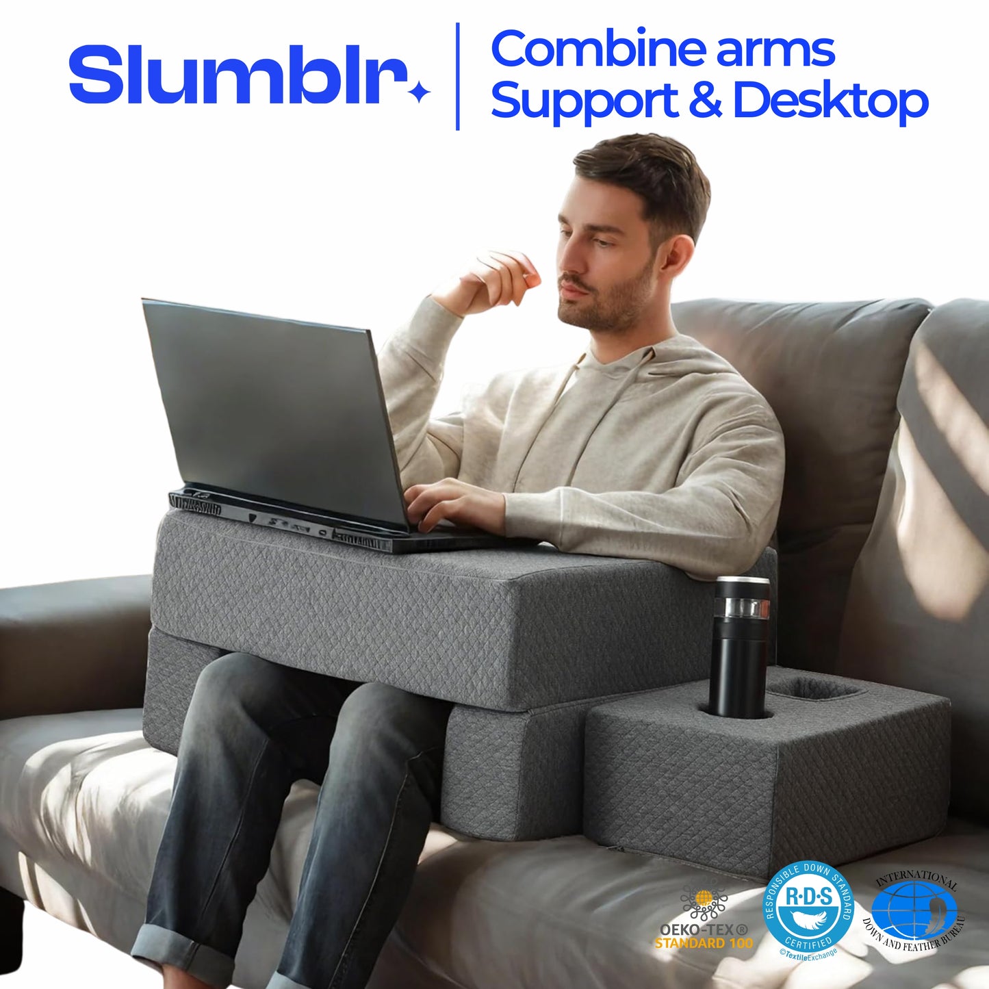 Slumblr® Reading Pillow Lap Desk