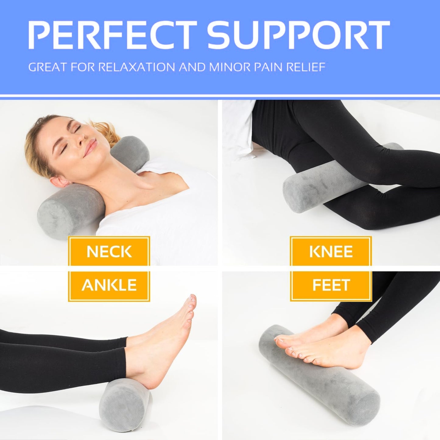 Slumblr® Neck Roll Bolster Pillow