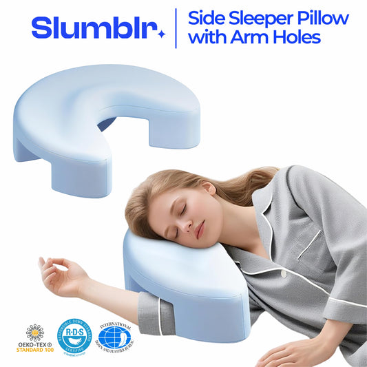 Arm Pillow for Side Sleepers – Ergonomic Memory Foam Support for Neck, Shoulder