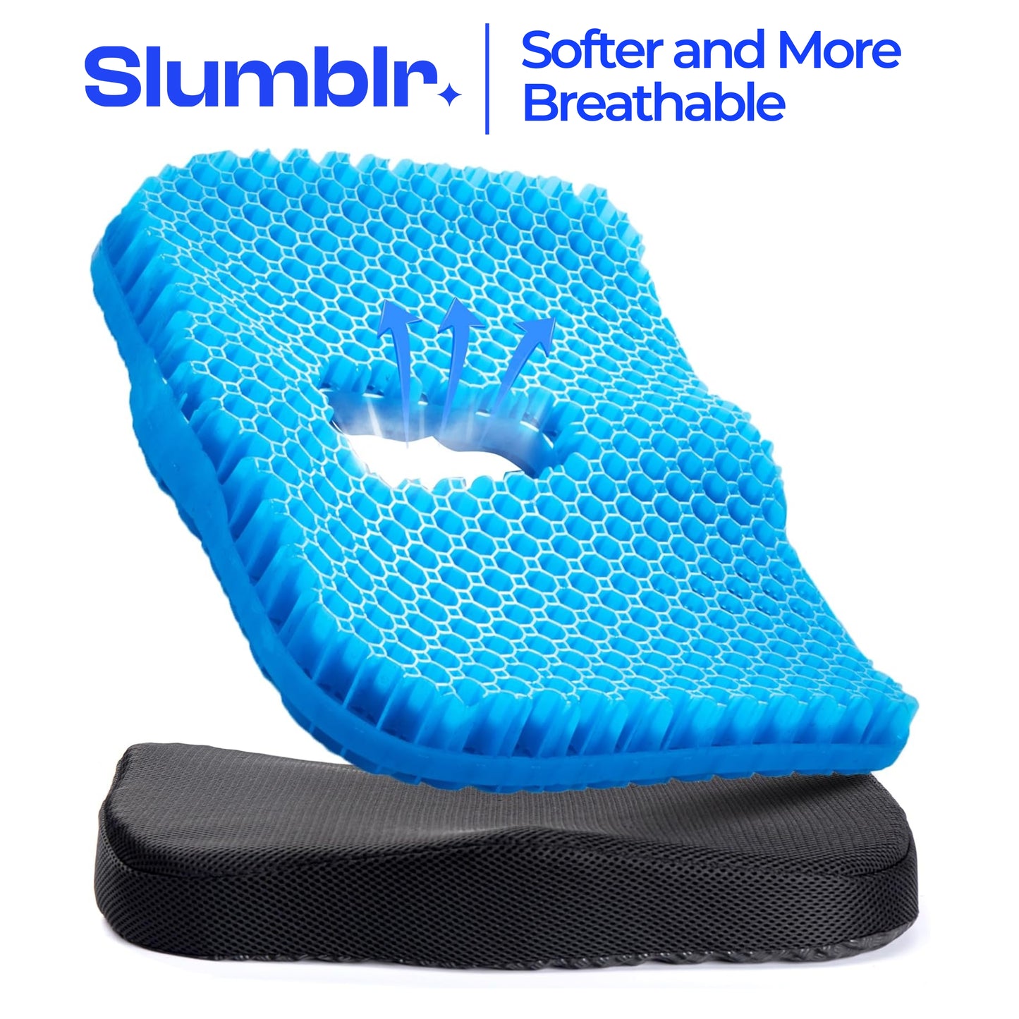 Slumblr® Honeycomb Gel Silicone Seat Cushion