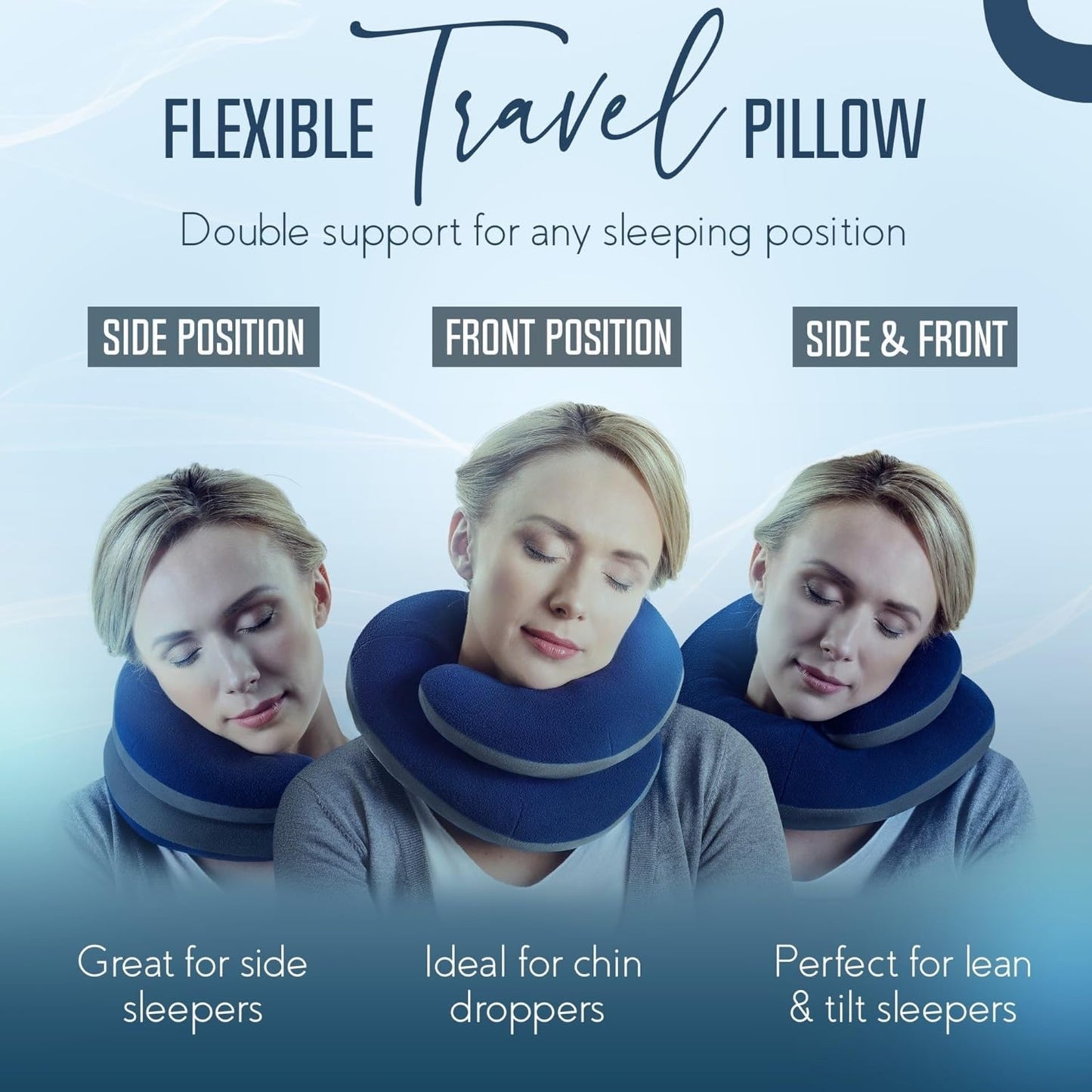 Slumblr® Double-Support Travel Neck Pillow