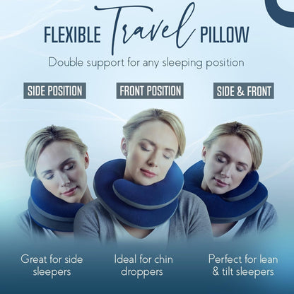 Slumblr® Double-Support Travel Neck Pillow