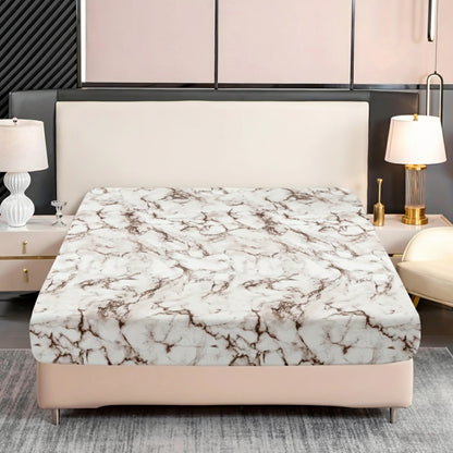 Slumblr® 3-Piece Marble Print Fitted Sheet
