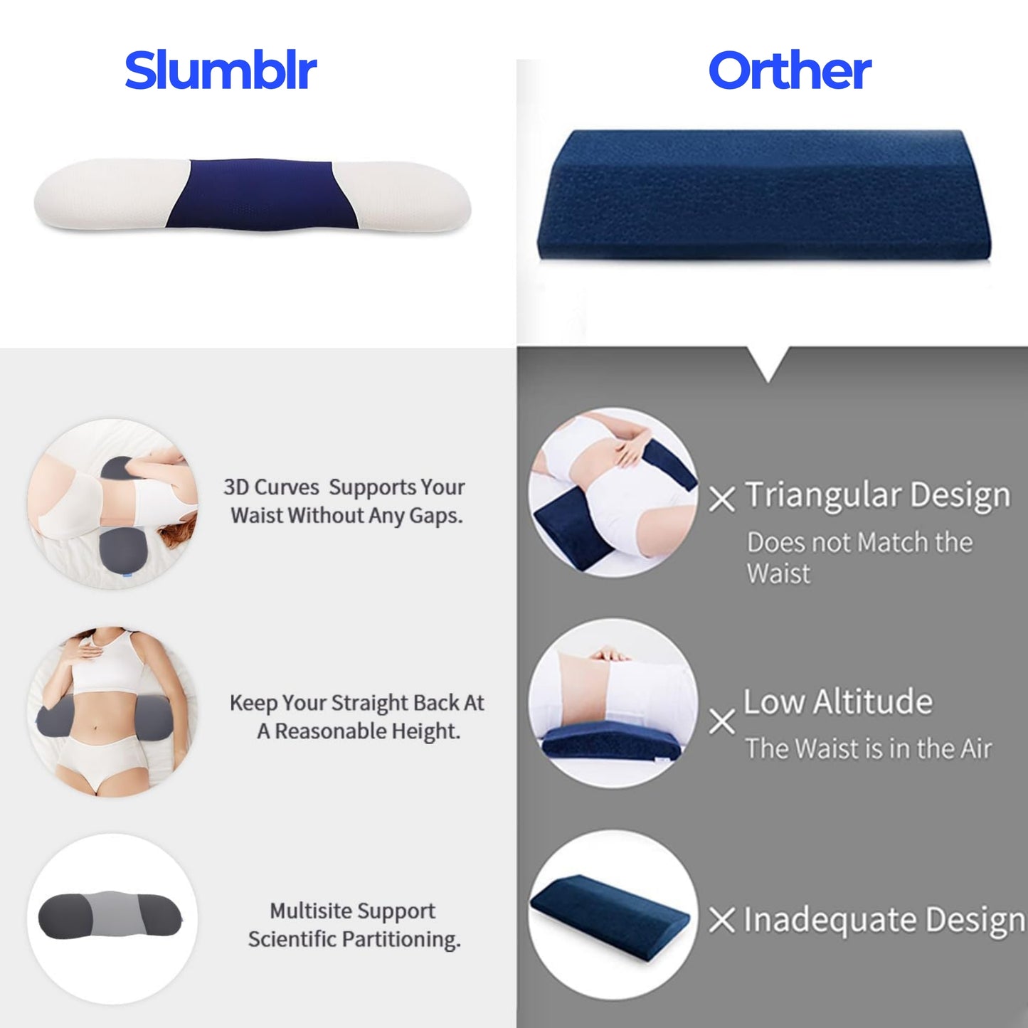 Slumblr® Lumbar Supportive Cushion