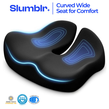 Slumblr® U-Shaped Memory Foam Travel Cushion
