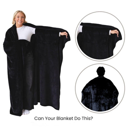Slumblr® Cozy Flannel Wearable Blanket Throw