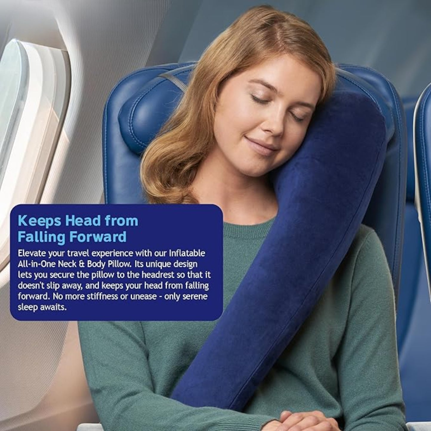 Slumblr® Foldable Travel Support Pillow