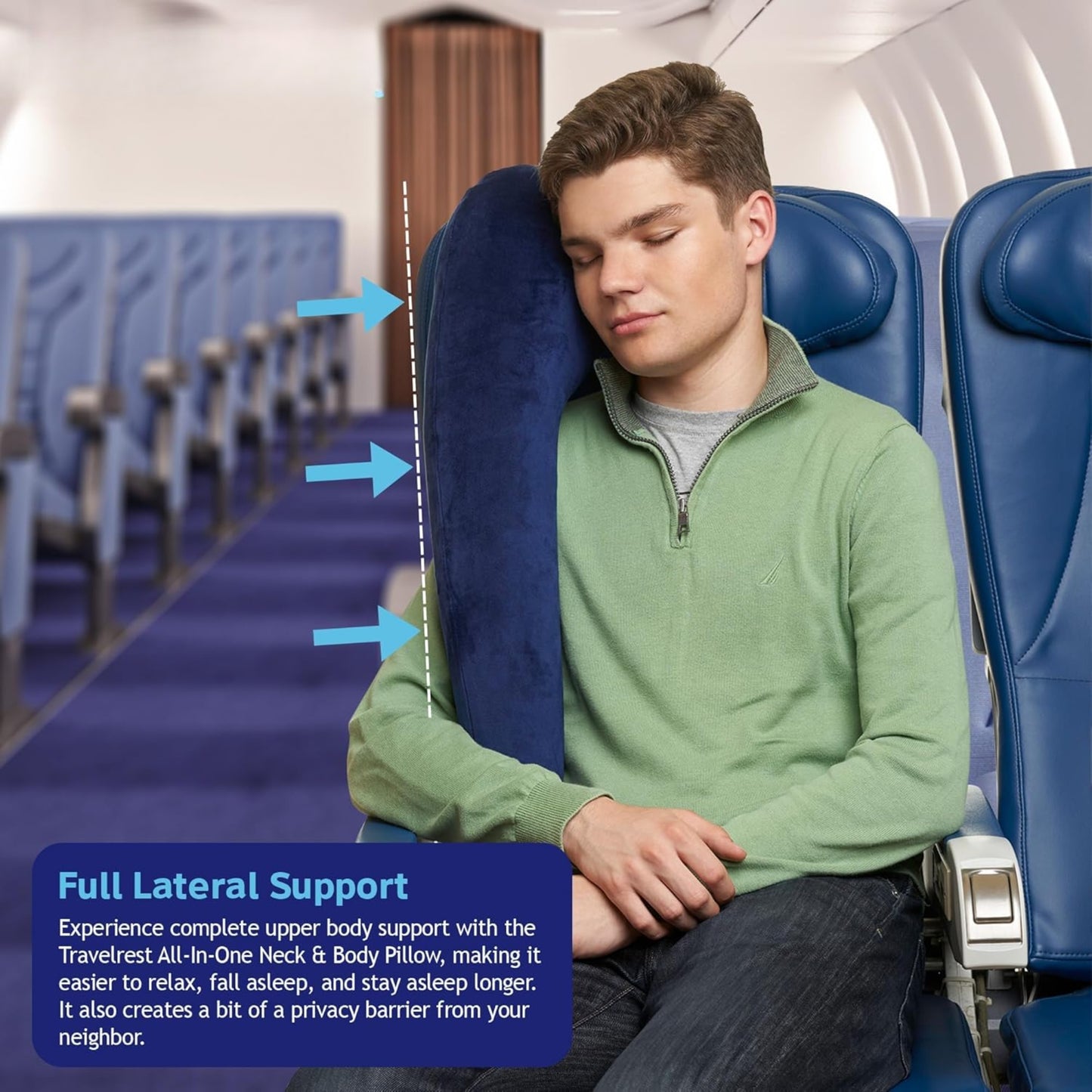 Slumblr® Foldable Travel Support Pillow