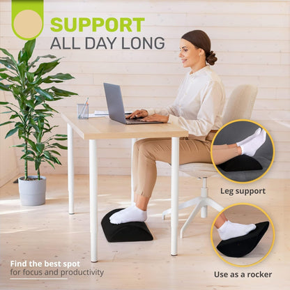 Slumblr® Adjustable Under-Desk Comfort Rest Cushion