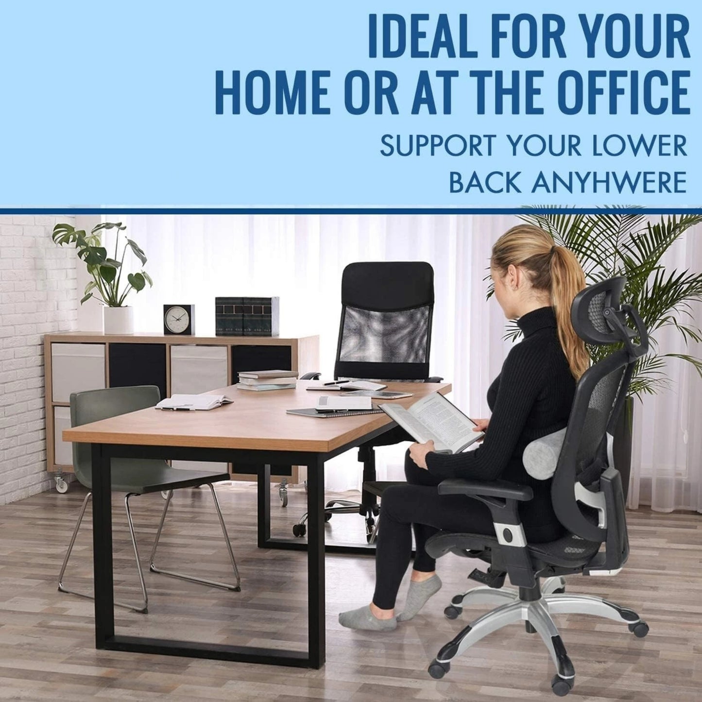 Slumblr® Neck Roll Bolster Pillow (2 Packs)