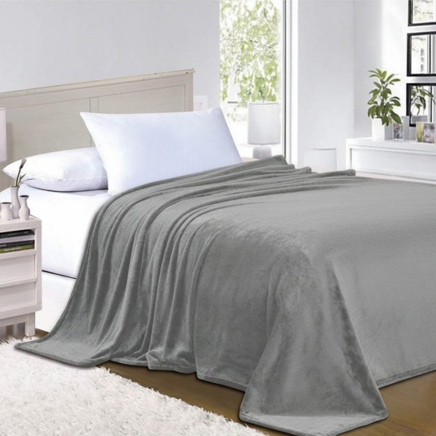 Slumblr® Flannel Coral Fleece Blanket