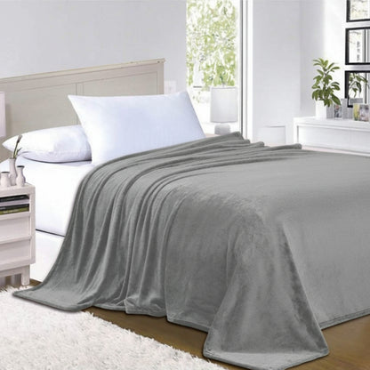 Slumblr® Flannel Coral Fleece Blanket