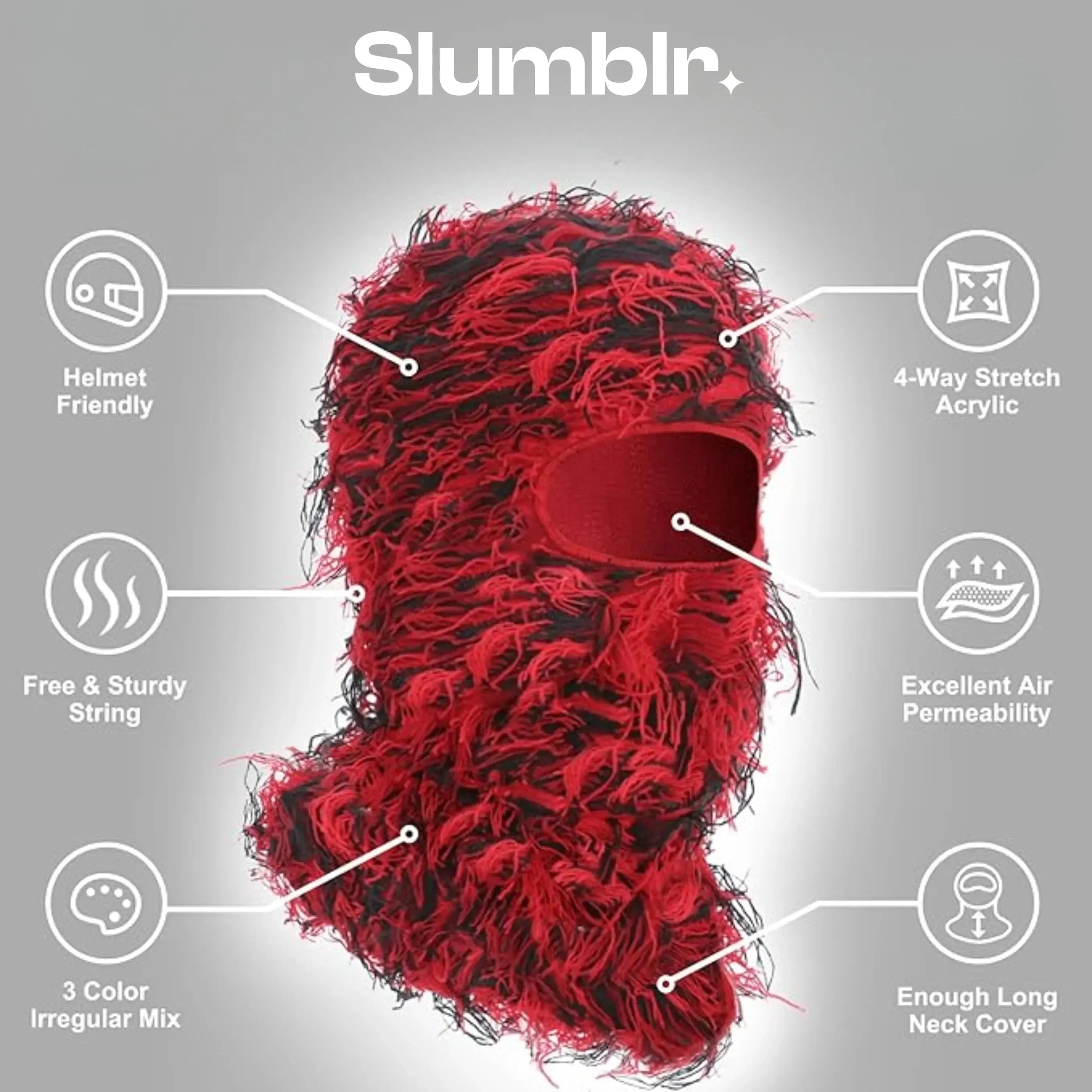 Slumblr® Full Face Knitted Balaclava Winter Mask Slumblr