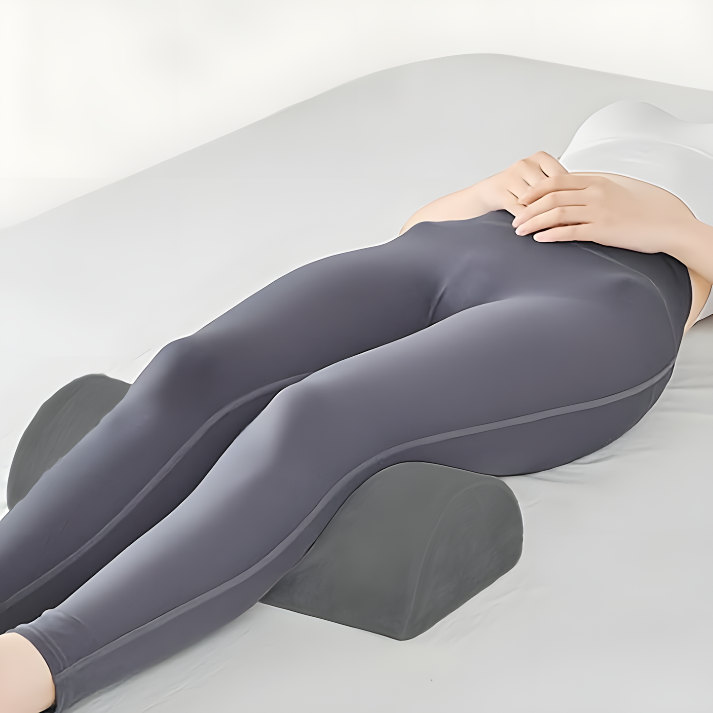 Slumblr® Large Half Moon Bolster Pillow for Legs