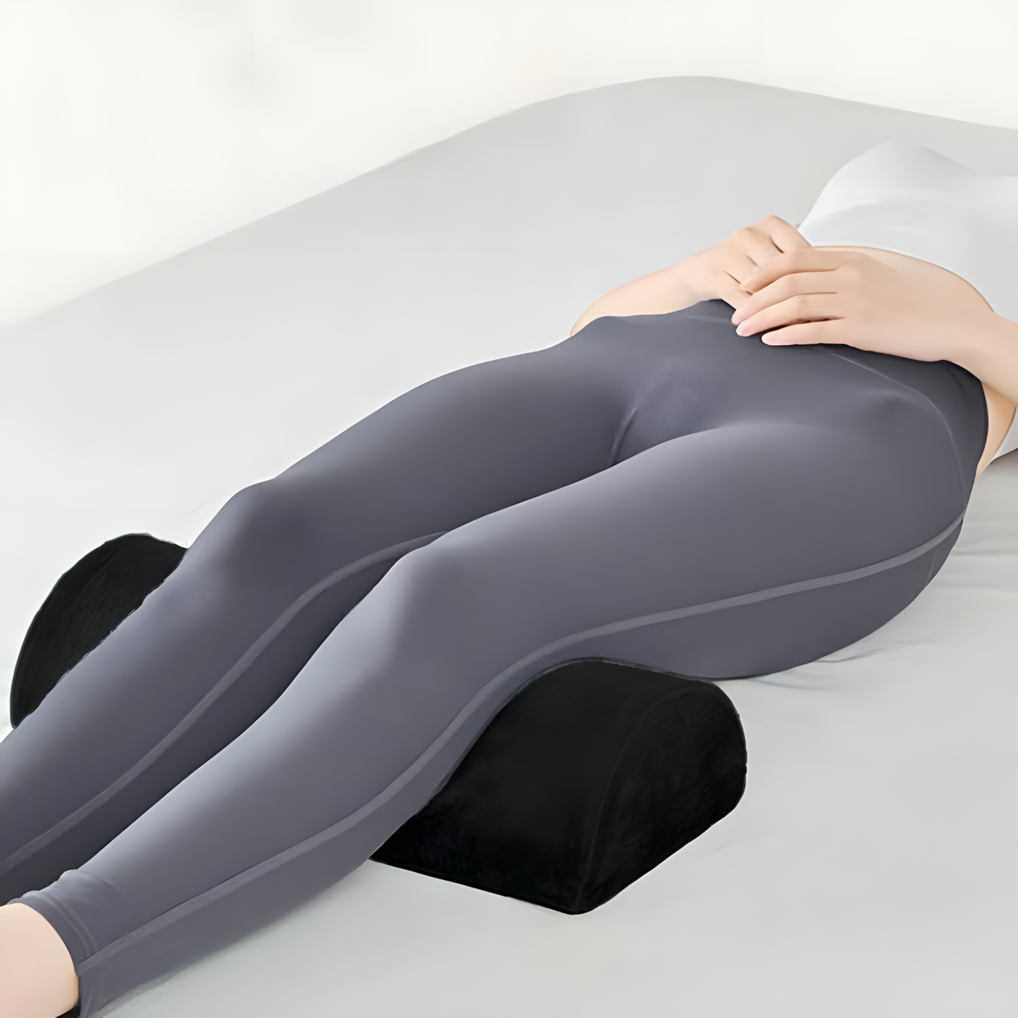 Slumblr® Large Half Moon Bolster Pillow for Legs