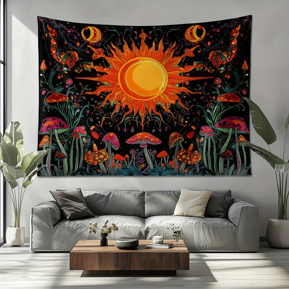 Slumblr® Star & Moon Embroidered Constellation Tapestry