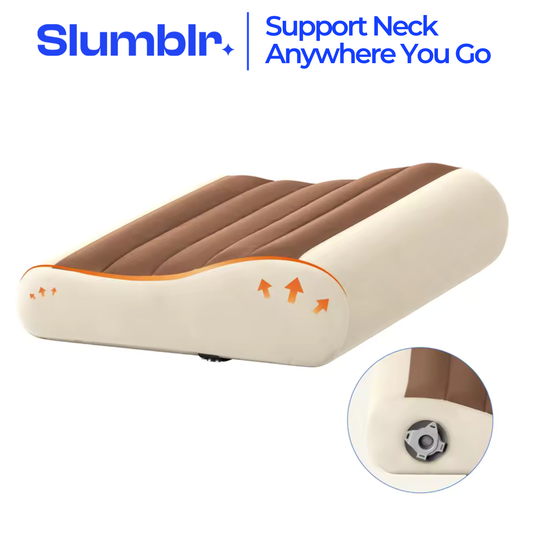 Slumblr® Ergonomic Dual Inflatable Travel Pillow