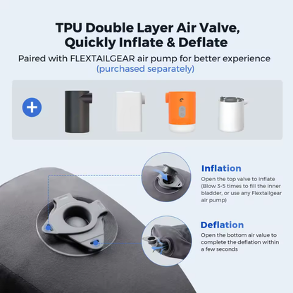 Slumblr® Ergonomic Dual Inflatable Travel Pillow