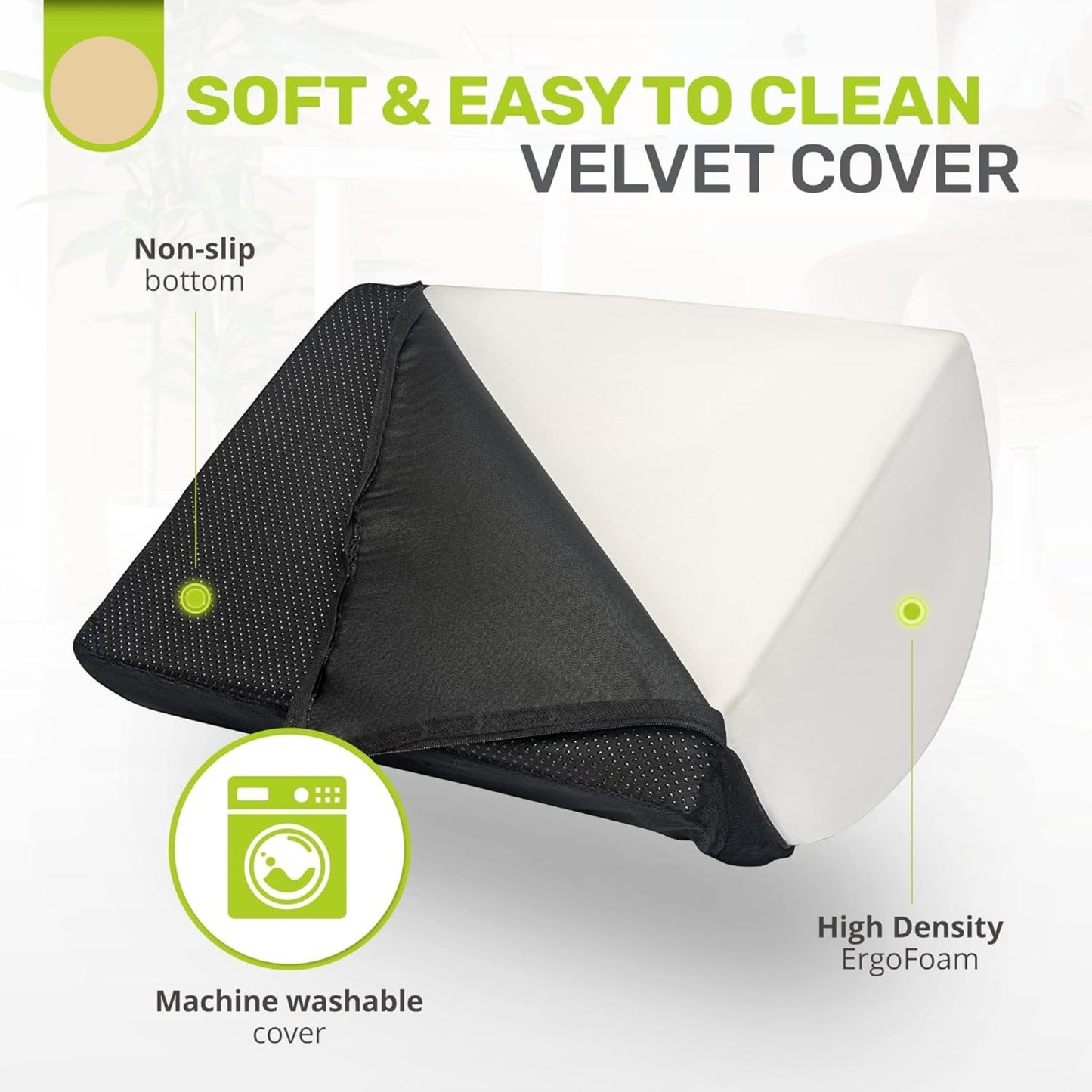 Slumblr® Adjustable Under-Desk Comfort Rest Cushion