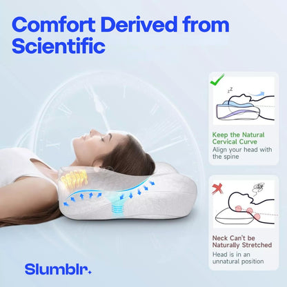 Slumblr® Contour Pillows 2.0: Elevated & Enhanced Thickness