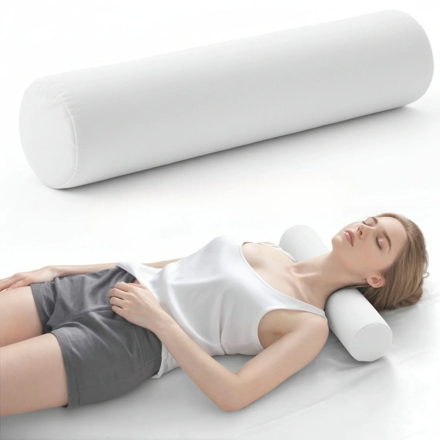 Slumblr® Memory Foam Support Roll Pillow