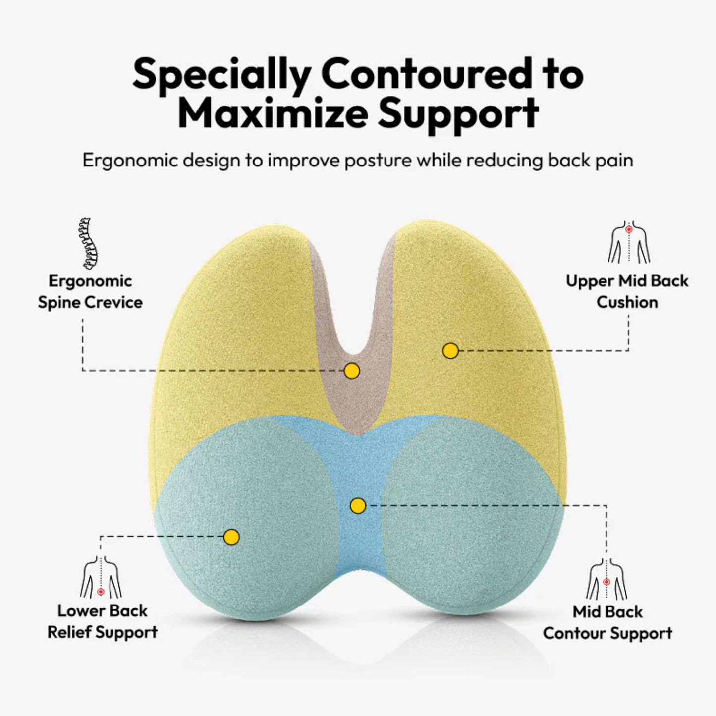 Slumblr® Lumbar Pillow Chair