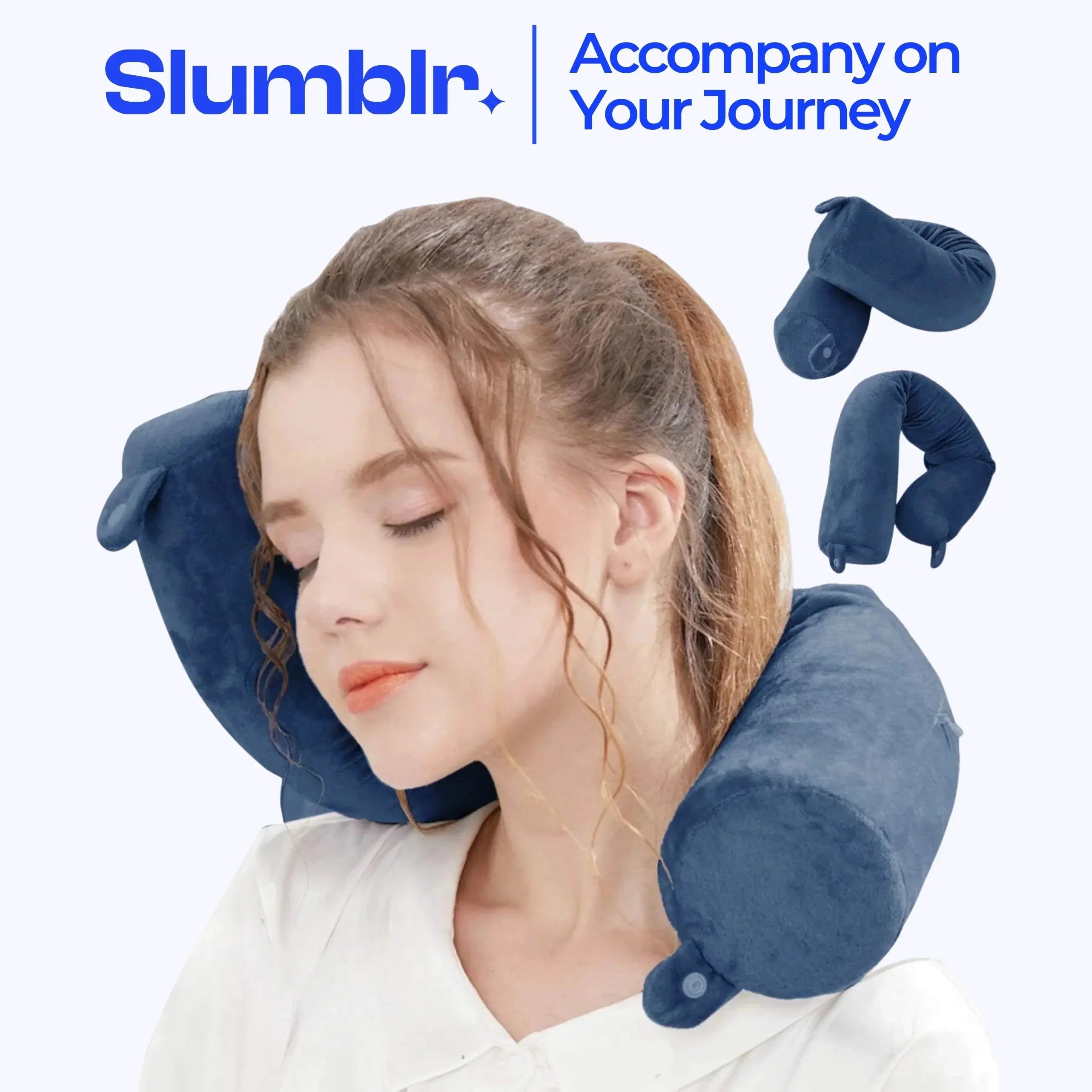 Slumblr® Bendable U-Shaped Travel Pillow Slumblr