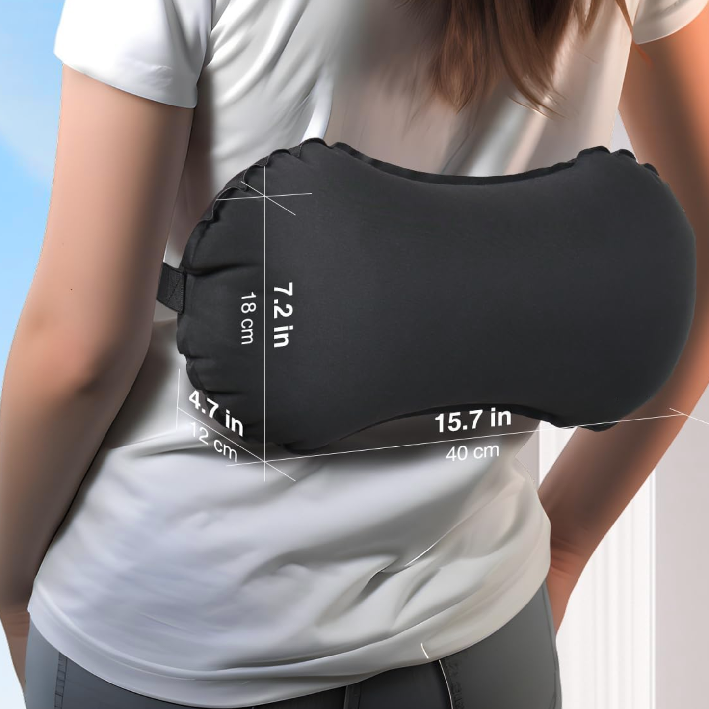 Slumblr® Lumbar Pillow Inflatable Support