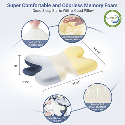 Slumblr®  Memory Foam Horn Pillow