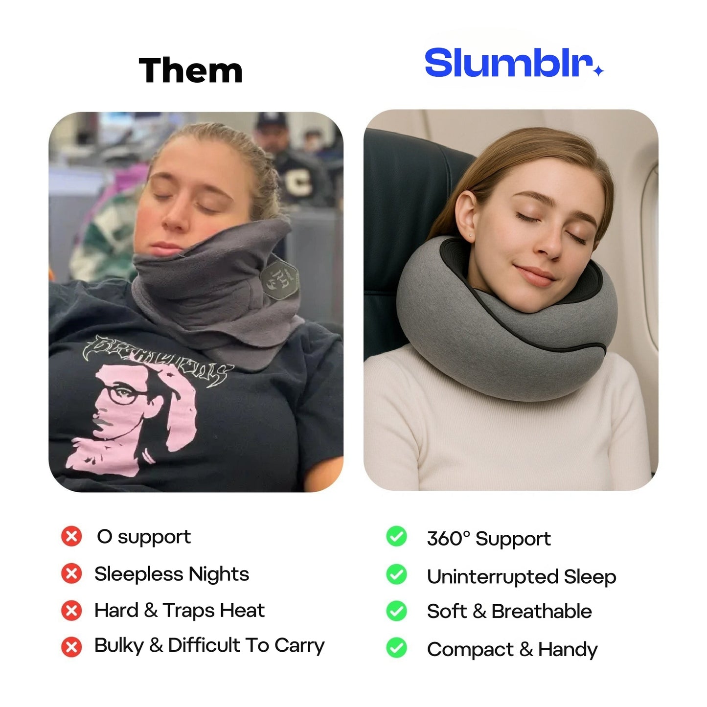 Slumblr® Travel Neck Pillow