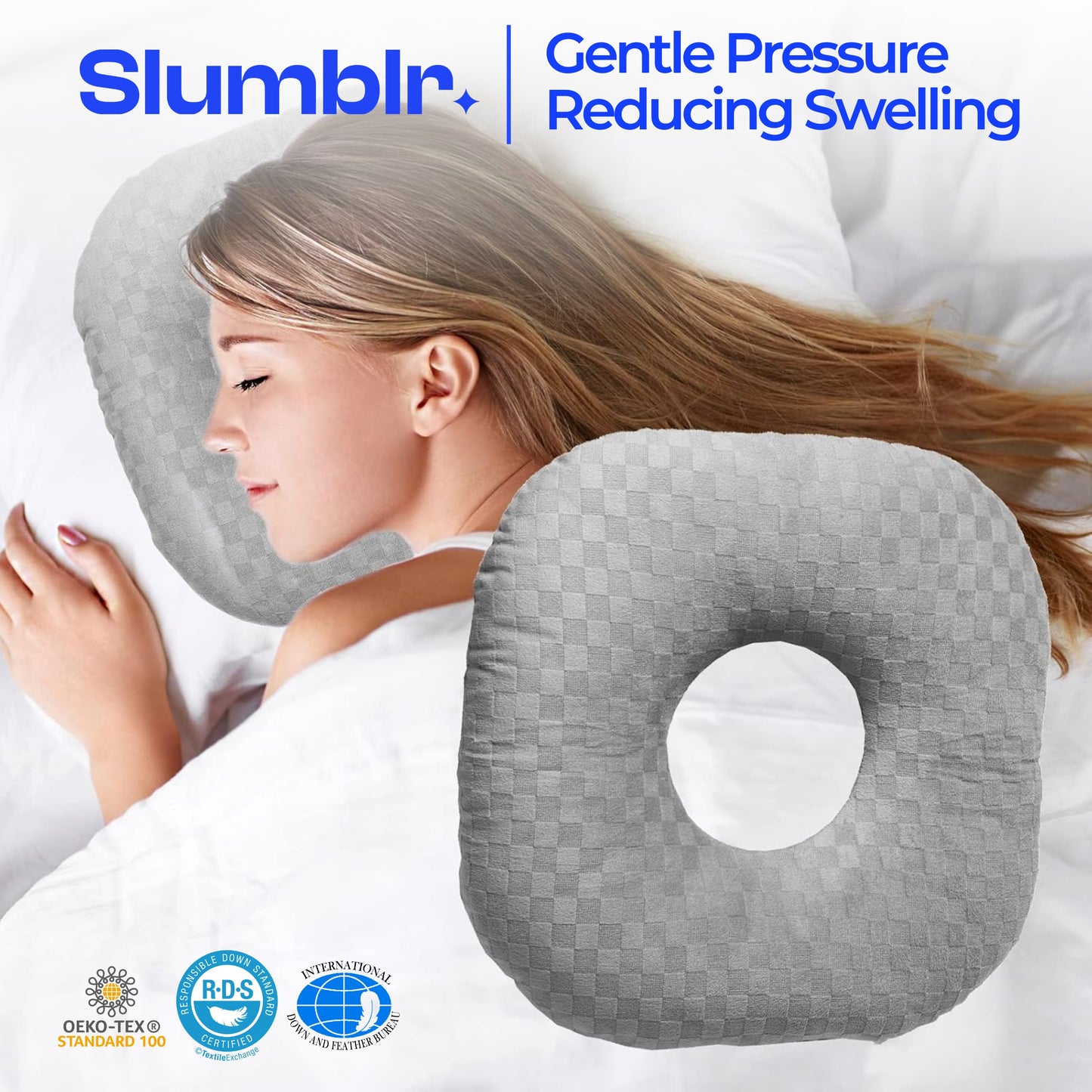 Slumblr® Cotton Adjustable Ear Pillow