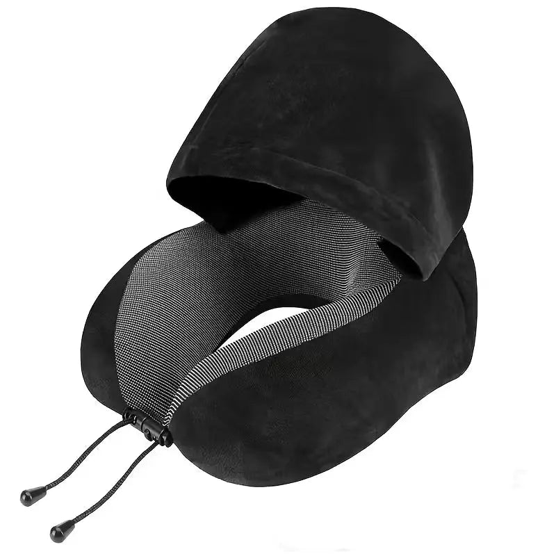 Slumblr® Hooded U-Shaped Travel Pillow Slumblr