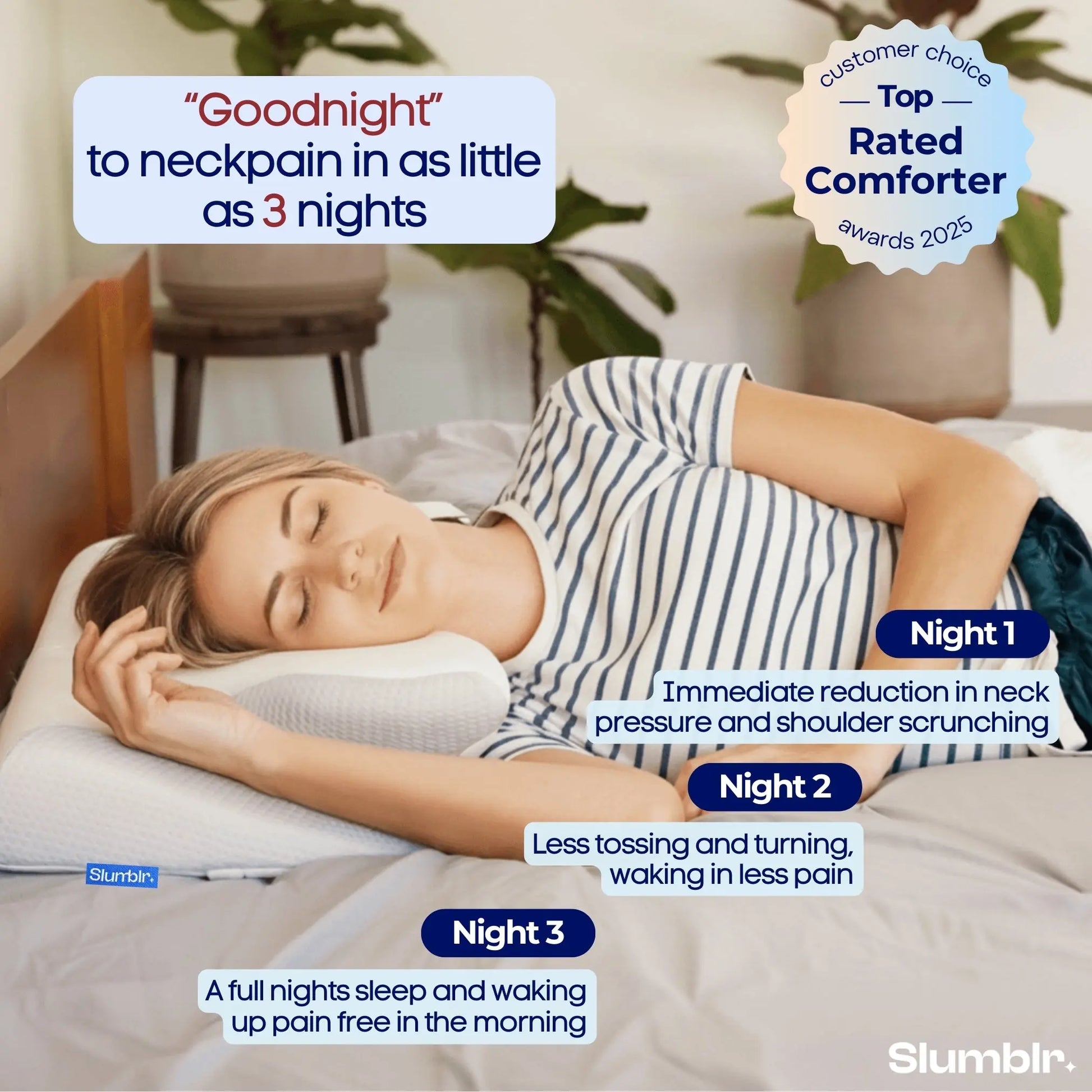 Slumblr® Contour Relief Pillow Slumblr