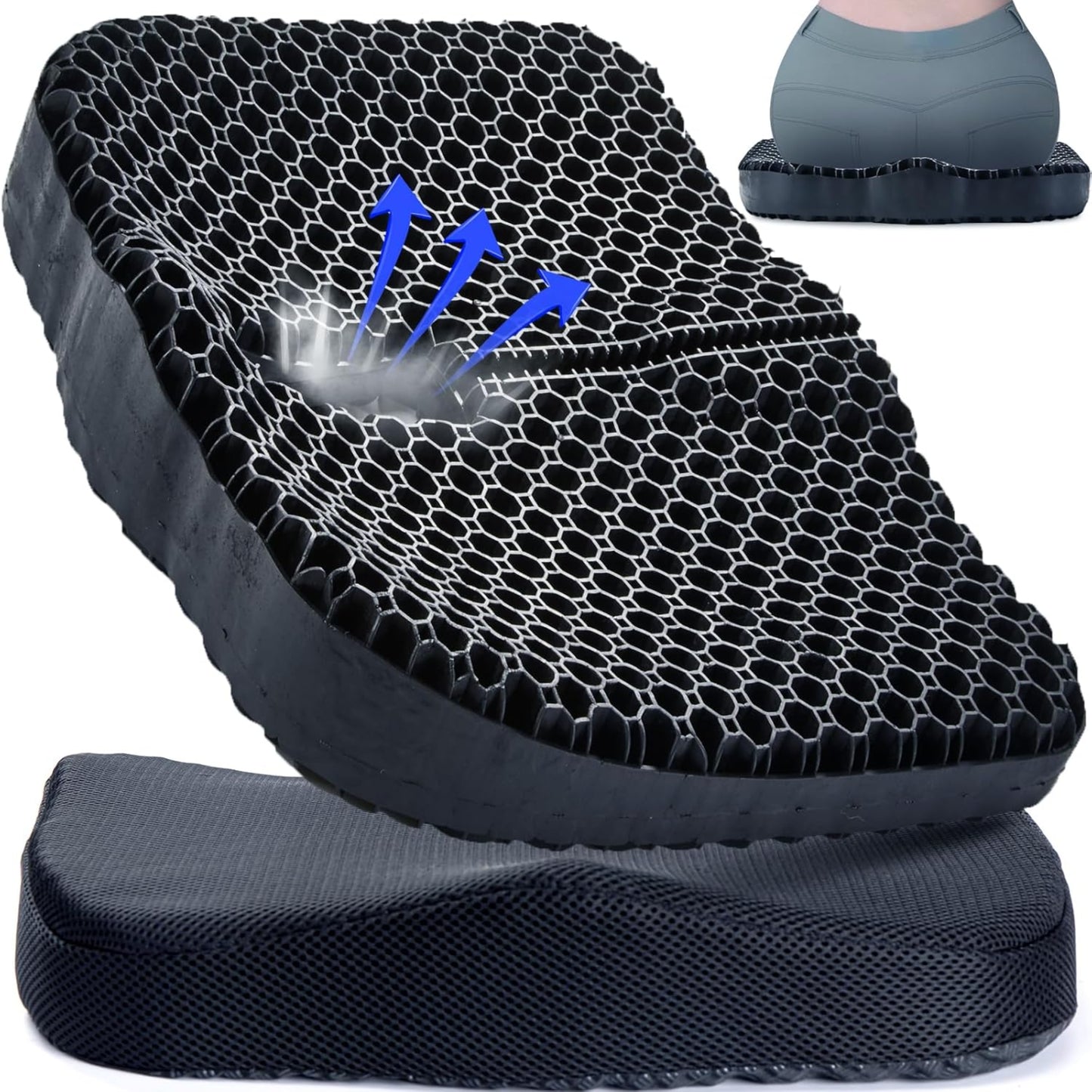 Slumblr® Honeycomb Gel Silicone Seat Cushion