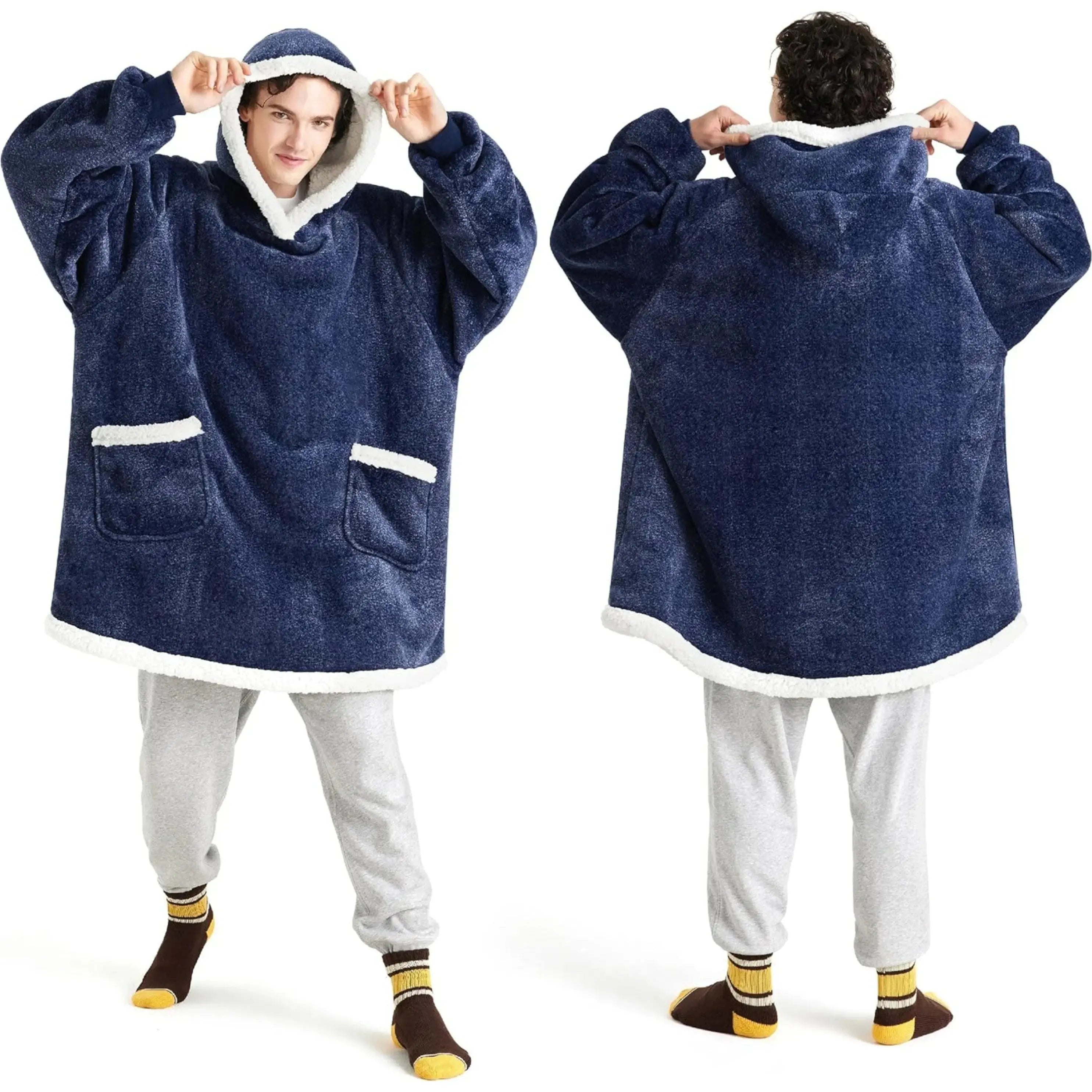 Slumblr® Oversized Flannel Hoodie Blanket Slumblr