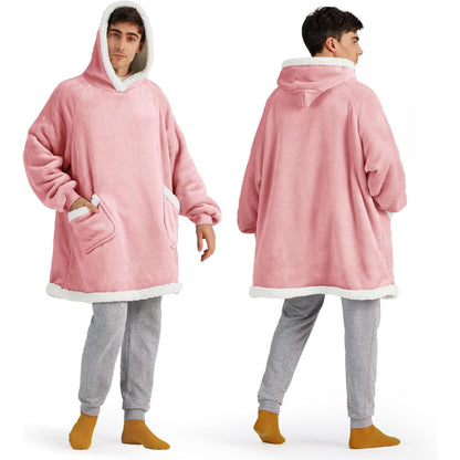 Slumblr® Oversized Flannel Hoodie Blanket