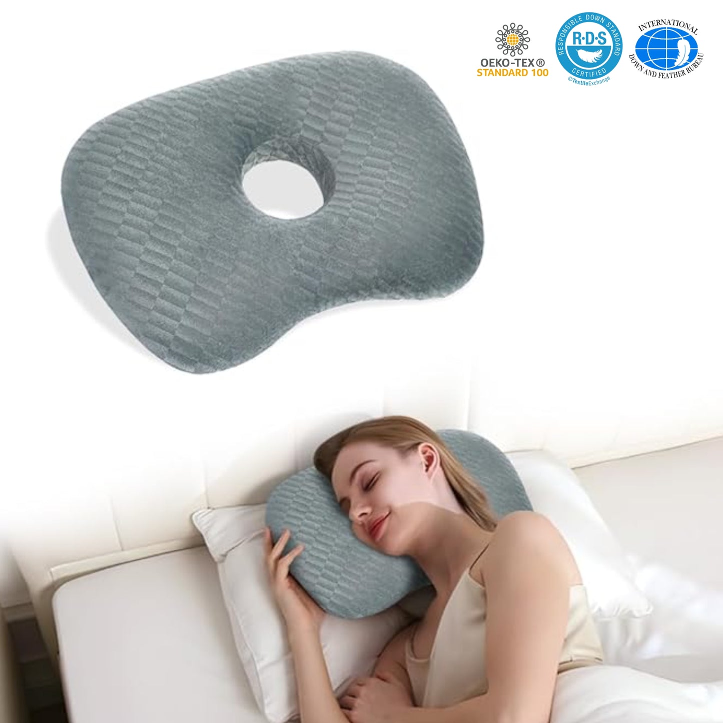 Slumblr® Adjustable Ear Support Pillow