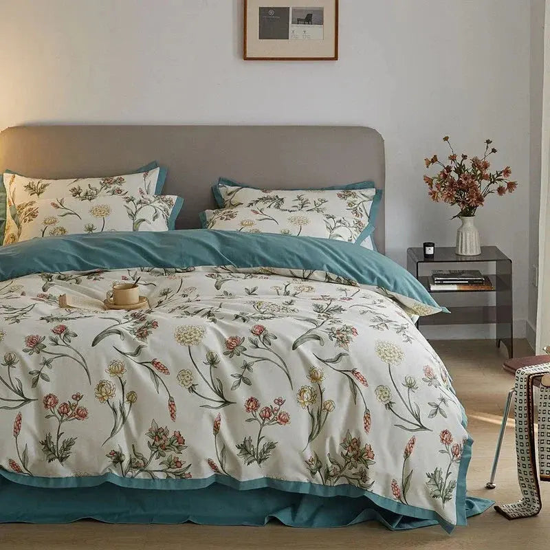Slumblr® 4-Piece Floral Duvet Cover Set Slumblr