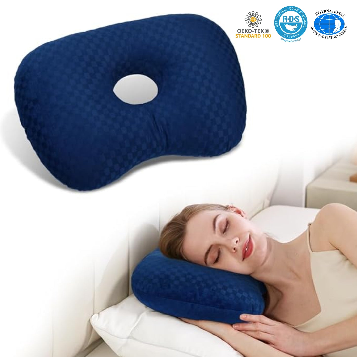 Slumblr® Adjustable Ear Support Pillow