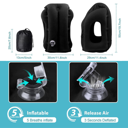 Slumblr® Travel Pillow Inflatable Headrest