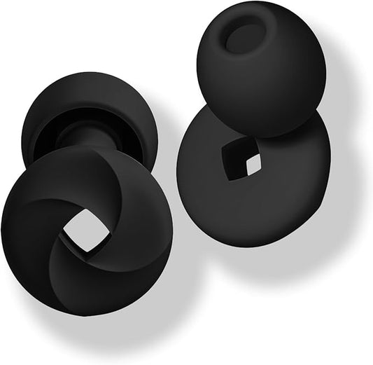 LitoMagic Ear Plugs for Sleeping - Ultra Soft, Multi-Sized – Black