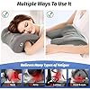 Headrest Office Chair Neck Pillow Ergonomic Memory Foam Desk Pillow for Napping, Headrest Attachment for Office Chair,Neck Support Pillow Chair for Car, Office, Gaming