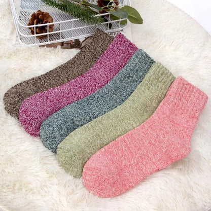 Slumblr® Women’s Wool Lined Winter Socks (5 Pairs)
